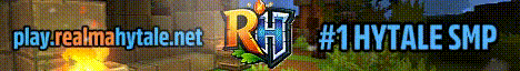 Realma Hytale SMP banner