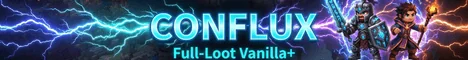 Conflux: Full-loot Vanilla+ banner